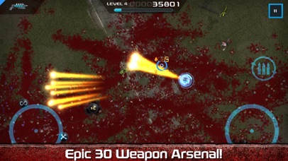 Screenshot from Crimsonland HD