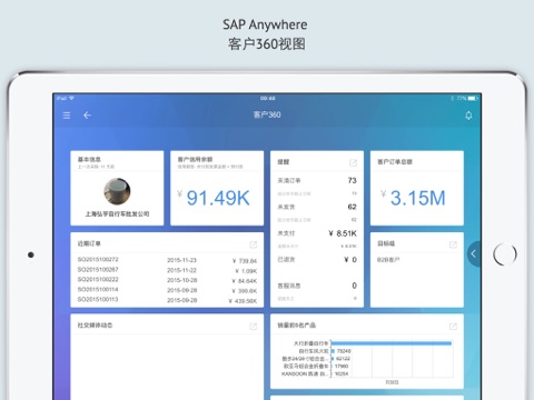 SAP Anywhere for iPad screenshot 4