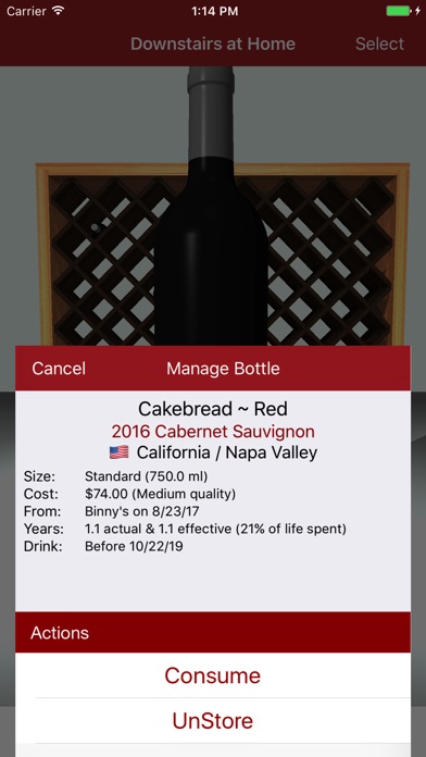 CellarView Wine Cellar Tracker screenshot 3