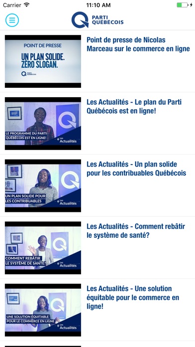 Parti Québécois screenshot 4