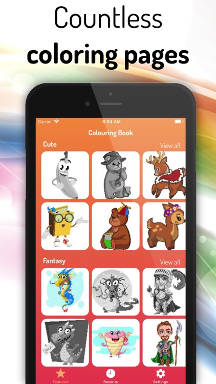 Coloring Book: Color by Number screenshot-0