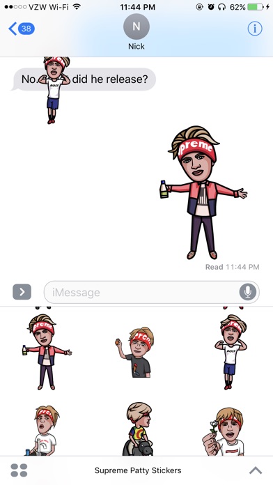 Supreme Patty Stickers screenshot 2