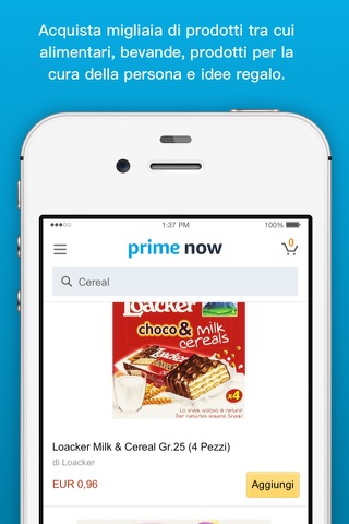 Amazon Prime Now screenshot 2