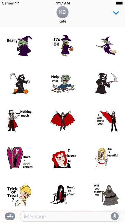 Happy Horror Halloween Sticker