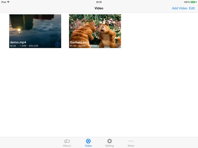 My Video Safe Pro for iPad