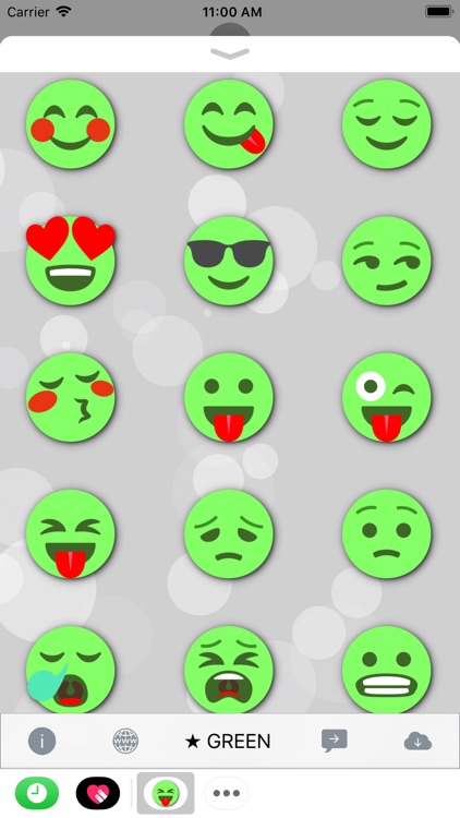 GREEN Emoji • Stickers