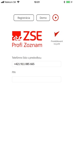 ZSE Profi Zoznam