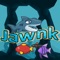 Jawnk is a shark looking for food in a danger sea, full of sea mines which he has to avoid in order to stay alive 