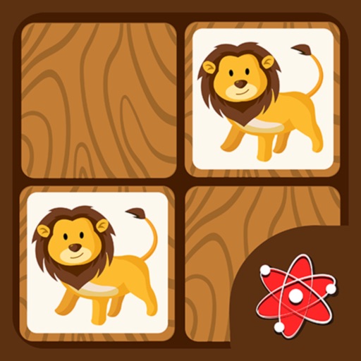 Animals Memory Game-Zoo Safari Icon