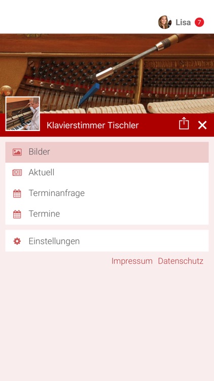 Klavierstimmer Tischler