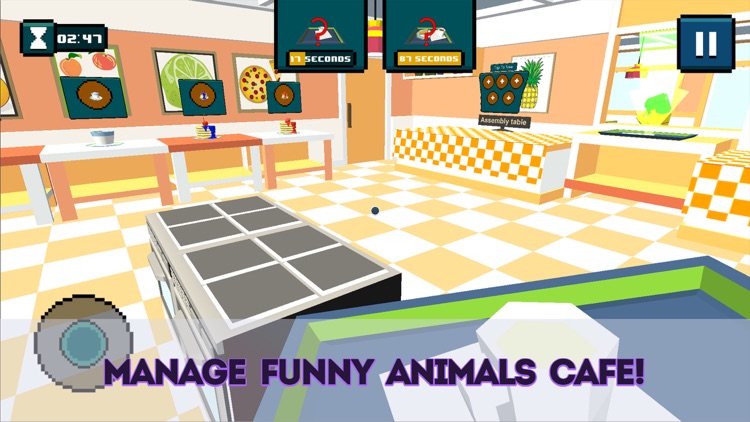 Cute Pets Café: Cooking Sim 3D