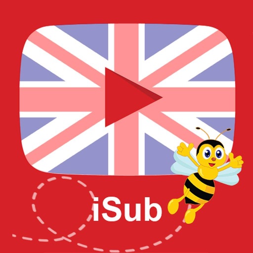 Learn English by Video - iSub Icon