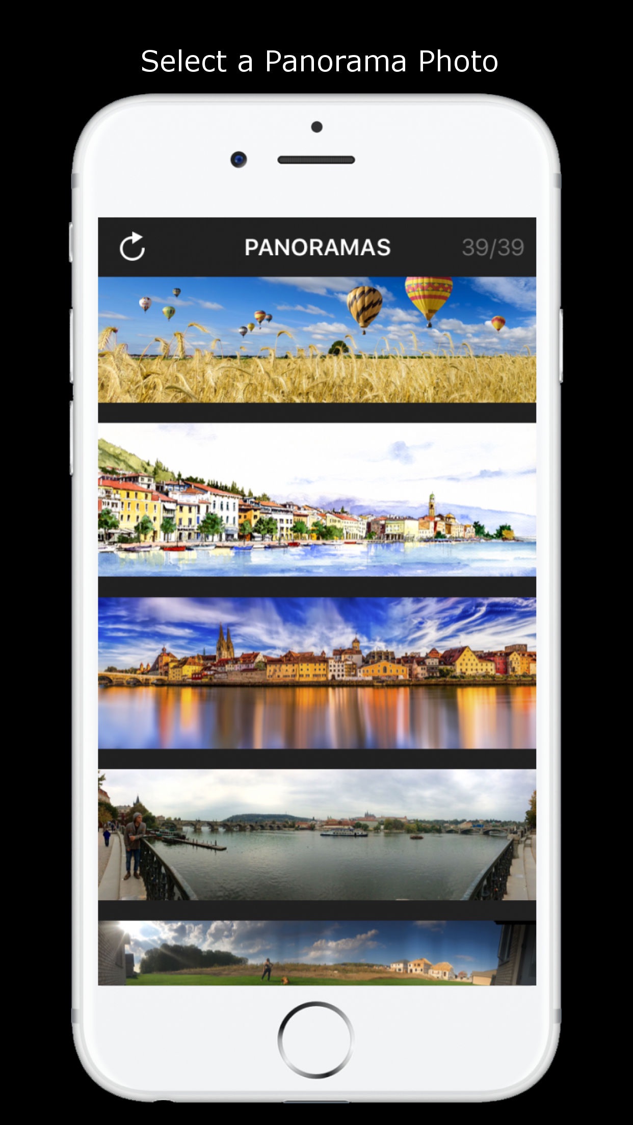 Screenshot do app Panorang