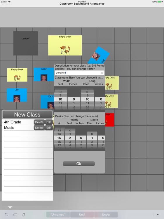 Classroom Seating & Attendance