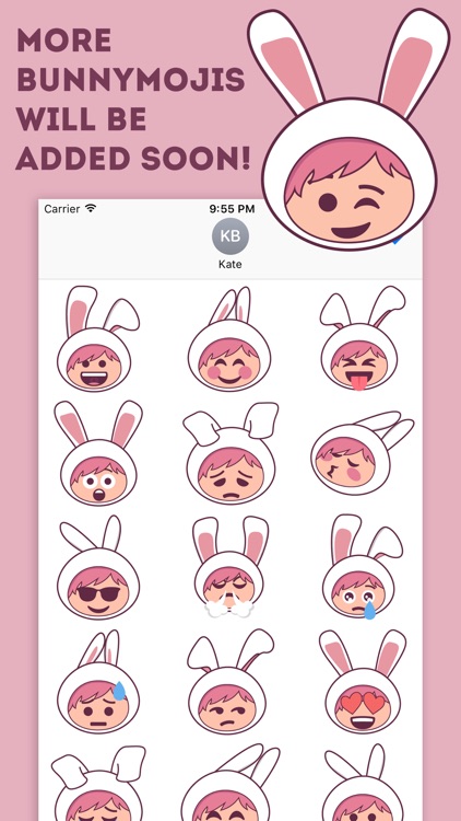 Bunnymoji - Cute Rabbit Bunny Emoji