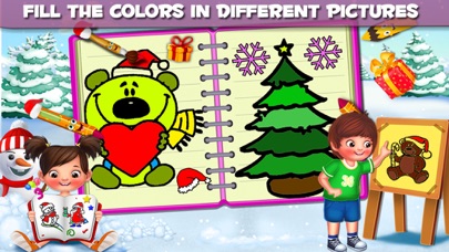 Christmas Kids Coloring Book screenshot 4