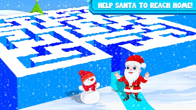 Kids Maze : Christmas Puzzle screenshot-3