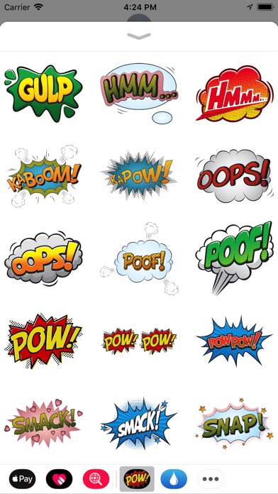 Comic Exclamation Sticker Pack screenshot 2