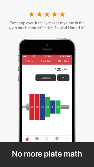 RackMath Barbell Calculator(圖1)-速報App