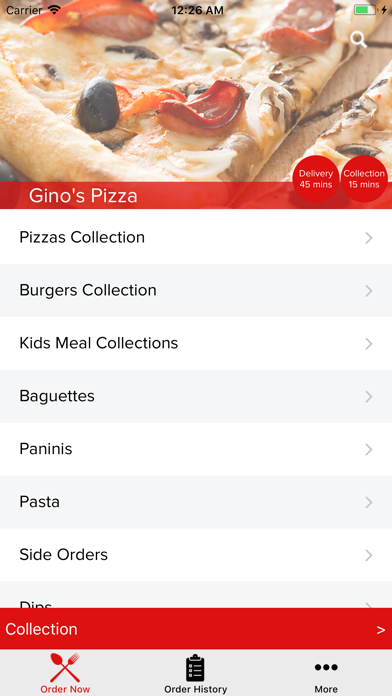 Ginos Pizza Cradley Heath screenshot 2