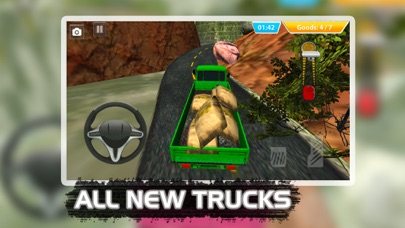 Mountain Truck Cargo Driver 3D screenshot 2