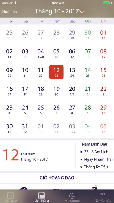 Lịch Vạn Niên 2018- Tử vi 2018 screenshot 2