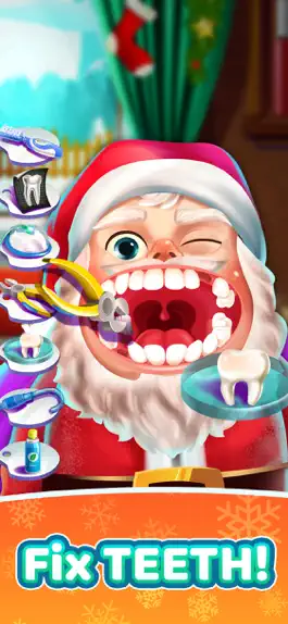 Game screenshot Christmas Dentist Salon Games apk