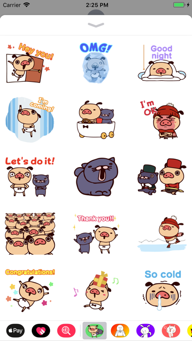 Mooty Funny Emoji Stickers App screenshot 2