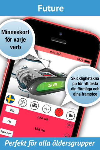 Swedish verbs Pro - LearnBots screenshot 3