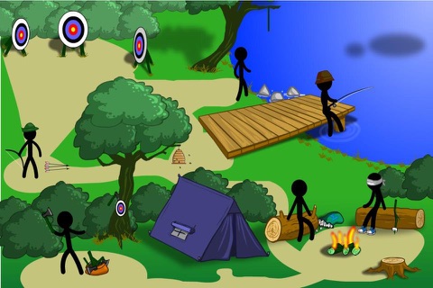 Causality Stickman Camp screenshot 2