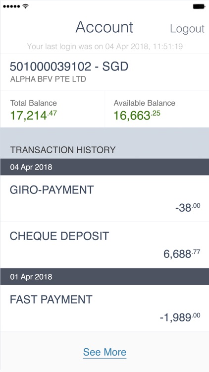 OCBC Business Mobile Banking screenshot-3
