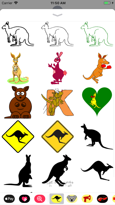 Kangaroo Stickers screenshot 2