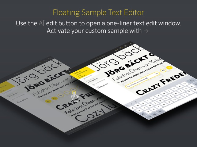 FontBook™ Typeface Compendium Capture d'écran