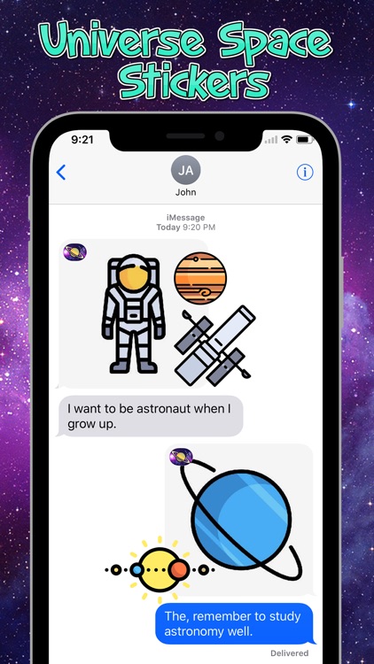 Universe Space Stickers