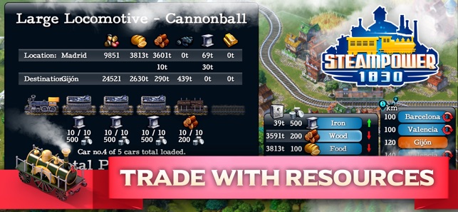 SteamPower1830 Railroad Tycoon(圖4)-速報App