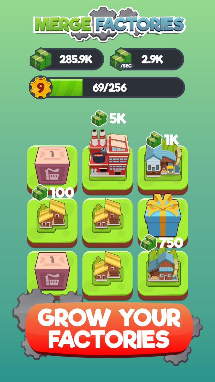 Merge Factories Hack screenshot 3 - iOS game interface