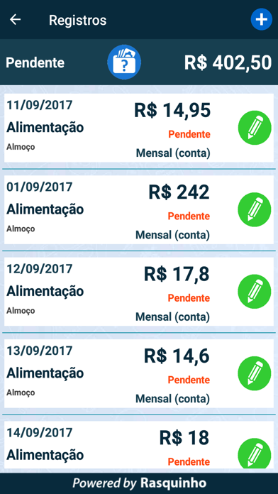 How to cancel & delete Alimentar - Meus Gastos from iphone & ipad 4