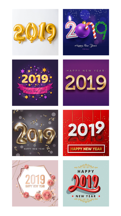 2019 New Year - Stickers screenshot 3