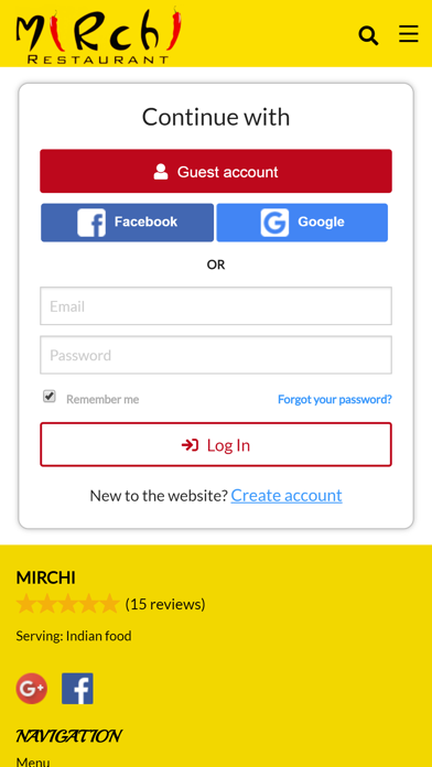 Mirchi Restaurant screenshot 2