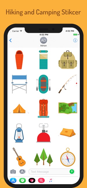 Hiking Camping Stickers(圖2)-速報App