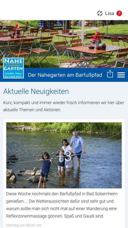 Der Nahegarten am Barfußpfad