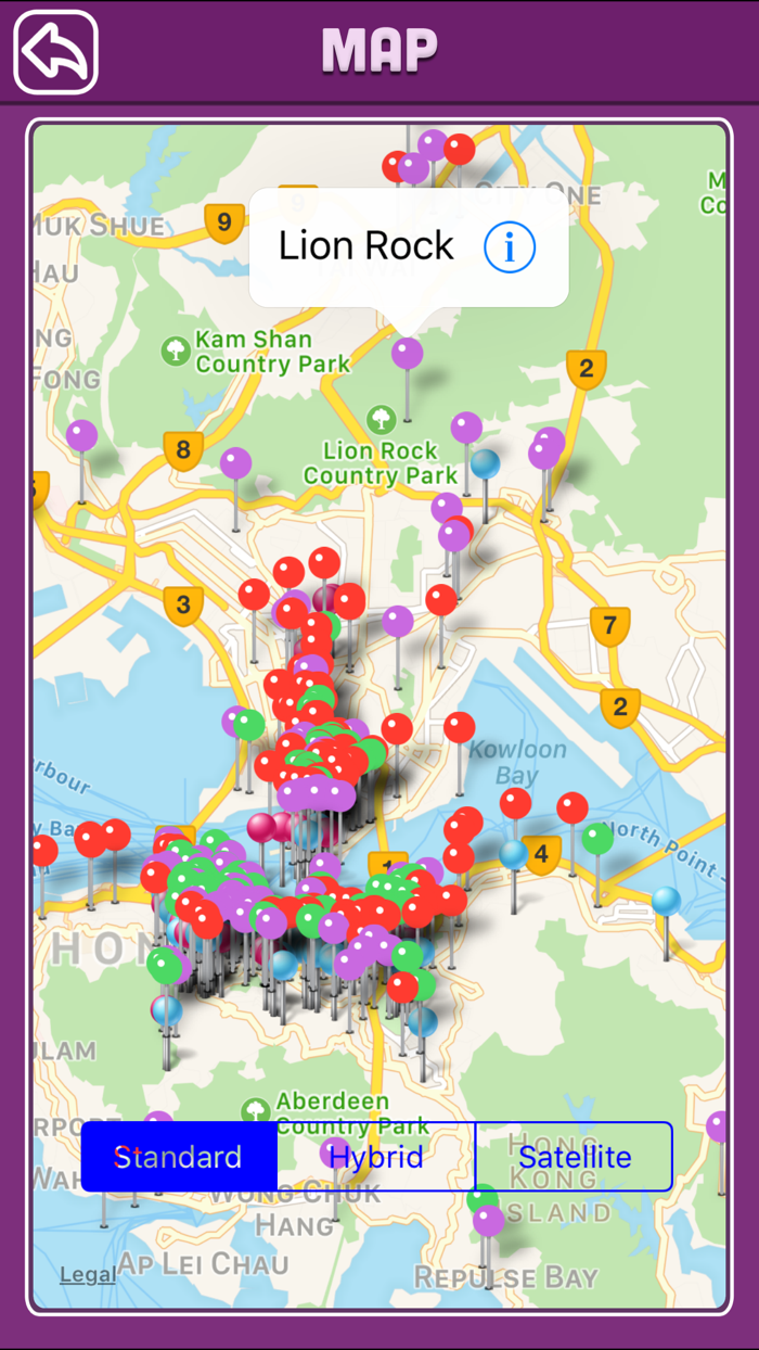 Hong Kong Offline Map Tourism Guide