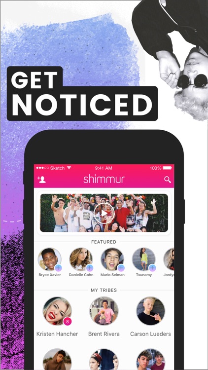 Shimmur - get noticed by your favorite stars