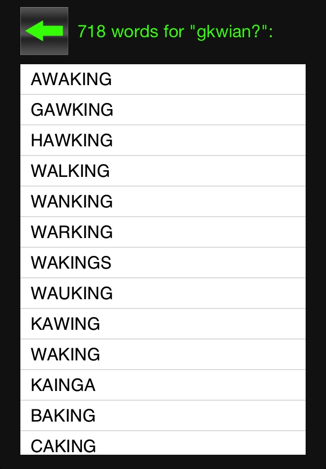 LetMix for Wordfeud (SOWPODS) screenshot 2