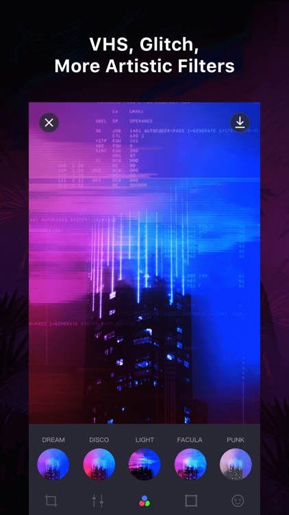 VaporCam蒸汽波相机 -复古滤镜彩虹贴纸