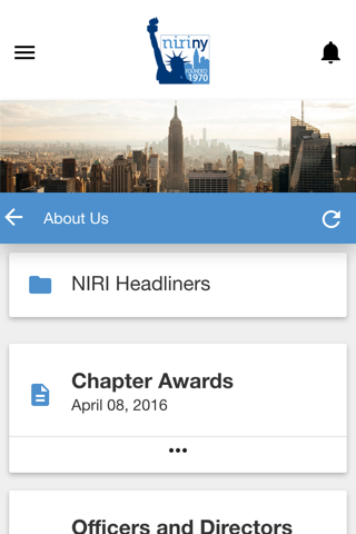 NIRI New York Chapter App screenshot 2