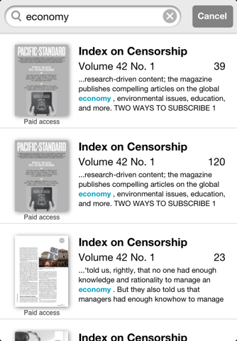 Index on Censorship - náhled