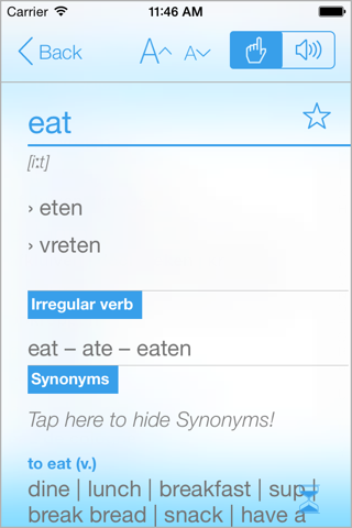 Dictionary Dutch English screenshot 3
