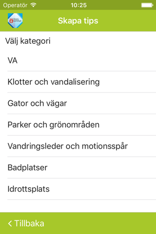 Tipsa kommunen screenshot 3