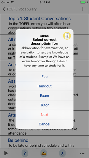 TOEFL Vocabulary Listening(圖4)-速報App